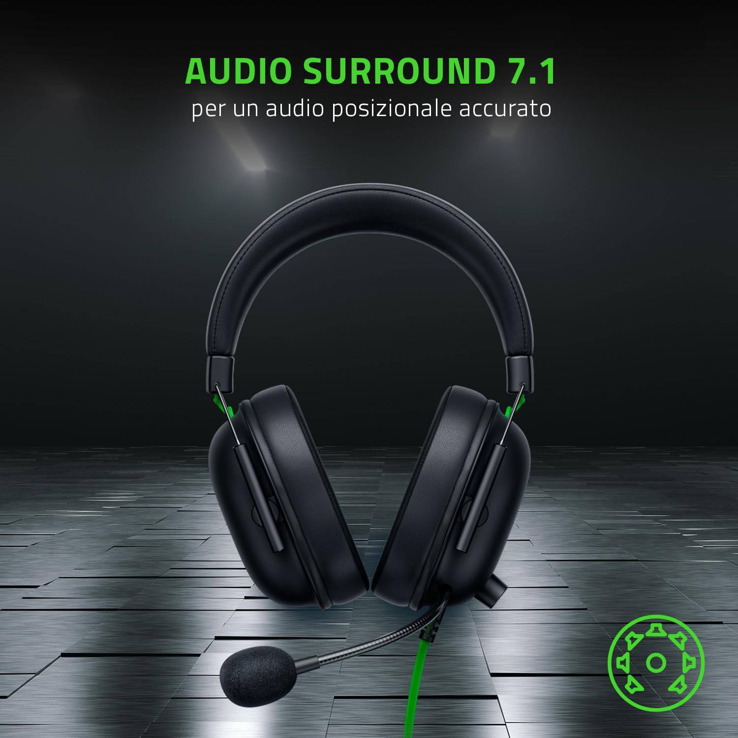 RAZER GAMING HEADSET WIRED BLACKSHARK V2 RAZER GAMING HEADSET WIRED BLACKSHARK V2
